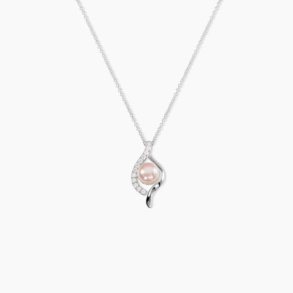 Marc Orian Colliers Fantaisie|Colliers > Collier Deniz Argent Blanc Perle De Culture Et Oxyde De Zirconium