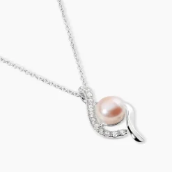 Marc Orian Colliers Fantaisie|Colliers > Collier Deniz Argent Blanc Perle De Culture Et Oxyde De Zirconium