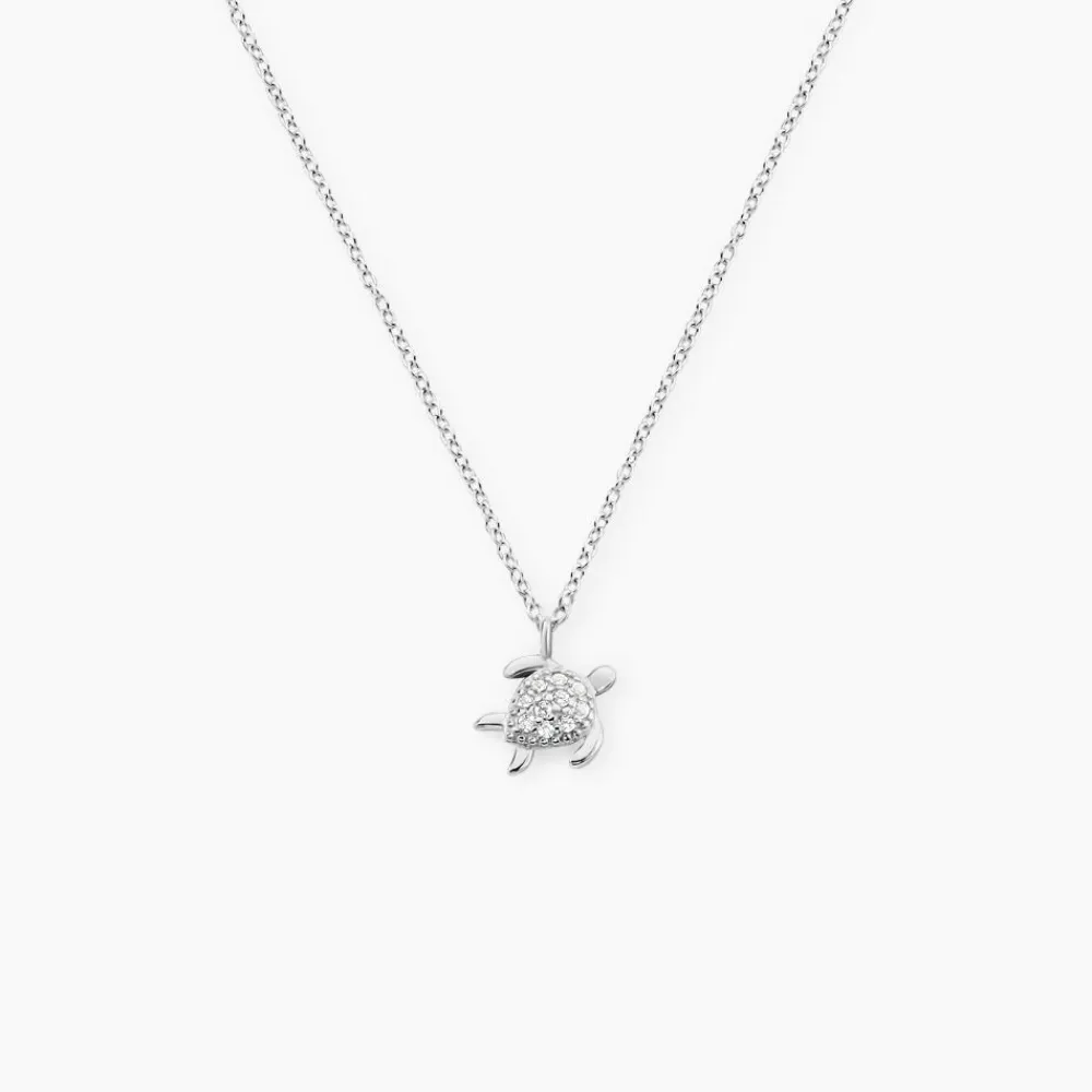 Marc Orian Colliers Fantaisie|Colliers > Collier Desert De Zirconium argent blanc oxyde