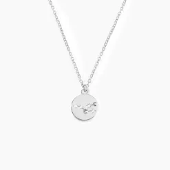 Collier Despina Argent Blanc Oxyde De Zirconium