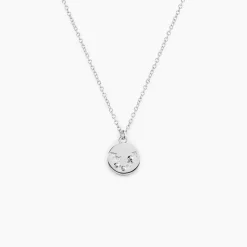 Collier Despina Argent Blanc Oxyde De Zirconium