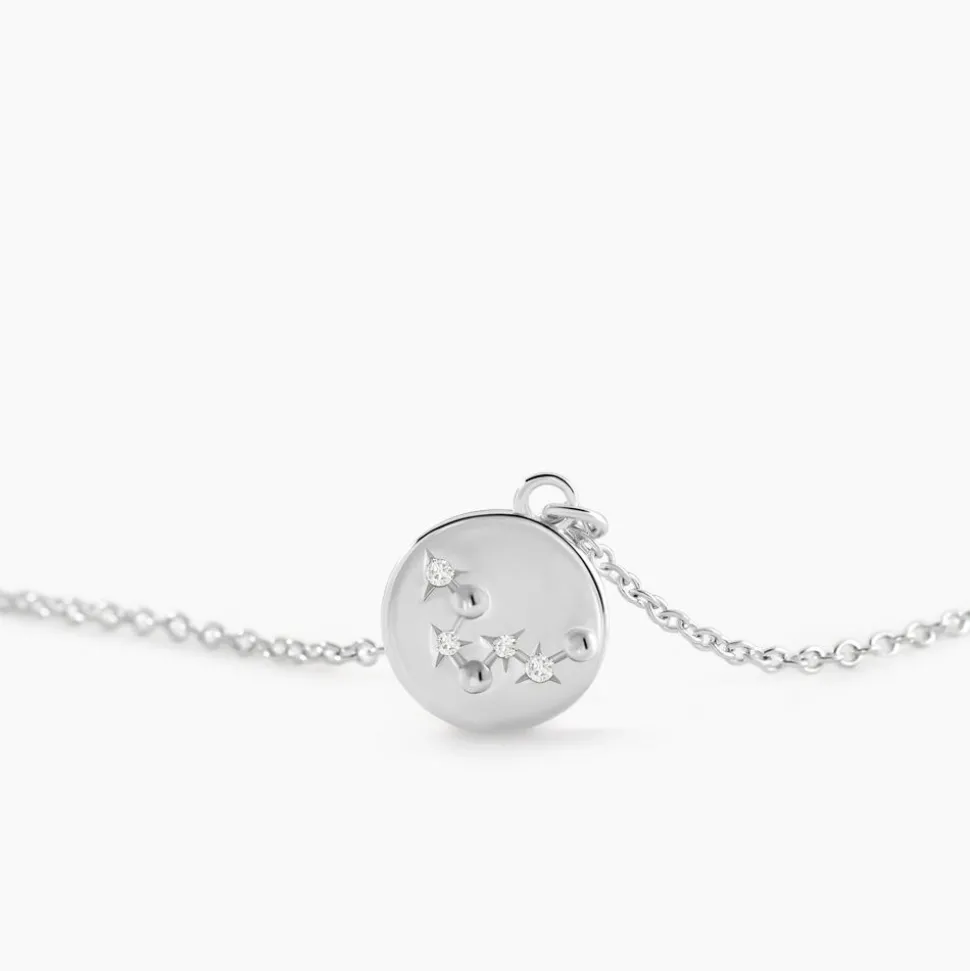 Collier Despina Argent Blanc Oxyde De Zirconium
