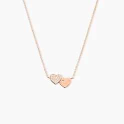 Collier Deven Argent Rose Oxyde De Zirconium