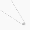Marc Orian Colliers Diamant|Colliers Cœur > Collier Dimitra Or Blanc Diamant