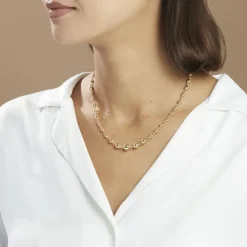 Marc Orian Colliers|Chaines Femme > Collier Diona Diona Maille Boule Or Jaune