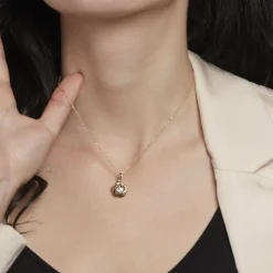 Collier Djanaelle Plaqué Or Jaune Oxyde De Zirconium