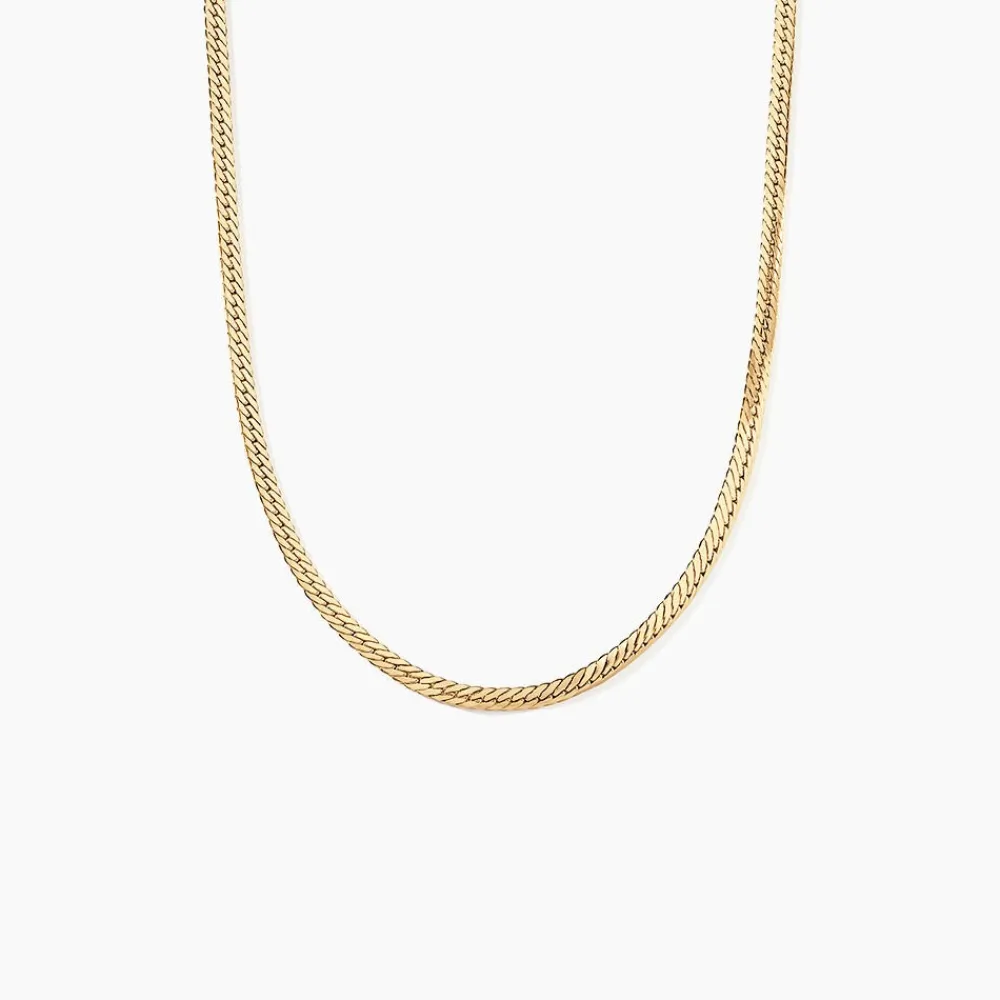 Marc Orian Colliers|Chaines Femme > Collier Doline Maille Anglaise Or Jaune
