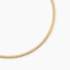 Marc Orian Colliers|Chaines Femme > Collier Doline Maille Anglaise Or Jaune