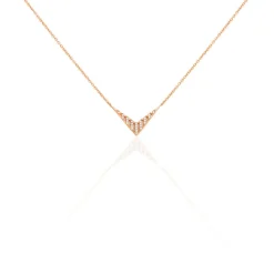 Collier Doralisa Argent Blanc Oxyde De Zirconium