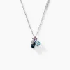 Marc Orian Colliers|Colliers Avec Pierres > Collier Doryne Or Blanc Topaze Améthyste