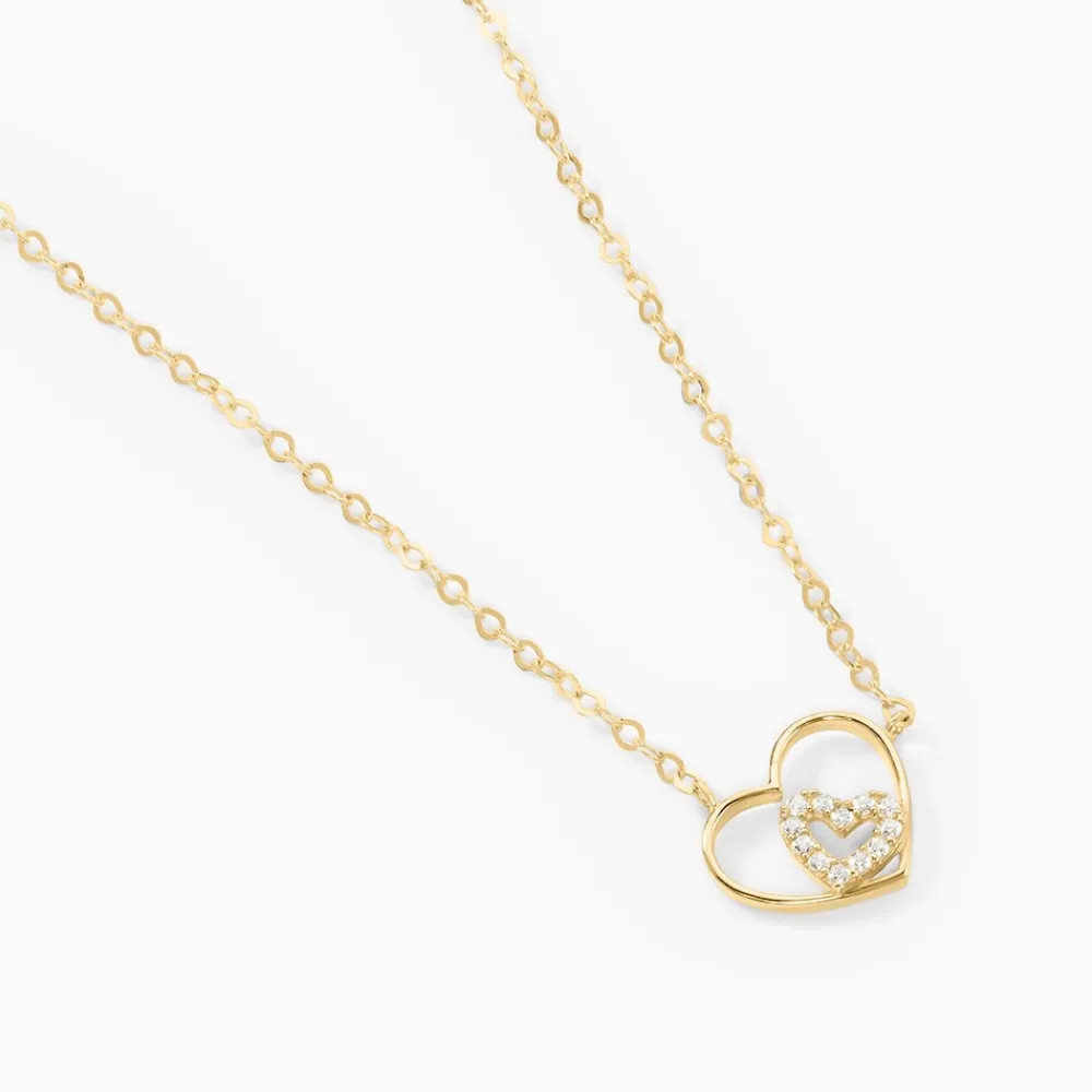 Marc Orian Colliers Cœur|Colliers > Collier Duilio Or Jaune Oxyde De Zirconium