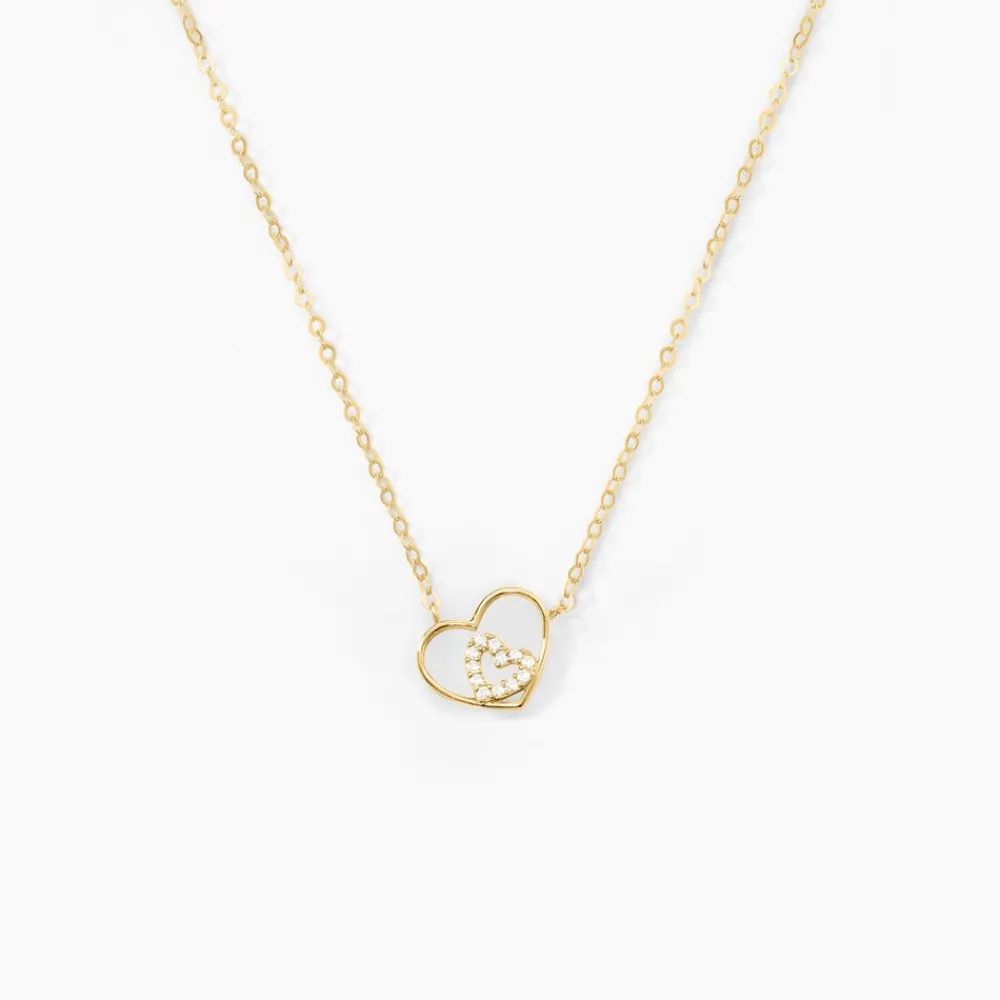 Marc Orian Colliers Cœur|Colliers > Collier Duilio Or Jaune Oxyde De Zirconium