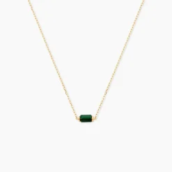 Marc Orian Colliers|Colliers Avec Pierres > Collier Ean Or Jaune Malachite