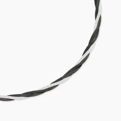 Marc Orian Colliers Fantaisie|Colliers > Collier Ehud Argent Bicolore