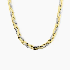 Marc Orian Colliers|Colliers Argent > Collier Elae Argent Bicolore