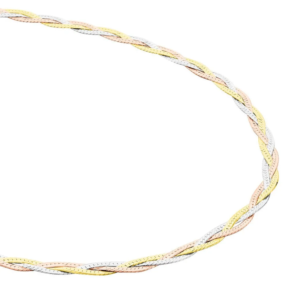 Marc Orian Colliers|Colliers Argent > Collier Elae Argent Tricolore