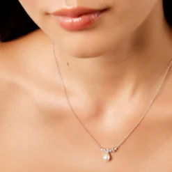 Marc Orian Colliers Fantaisie|Colliers > Collier Elea Argent Blanc Perle De Culture Oxyde De Zirconium