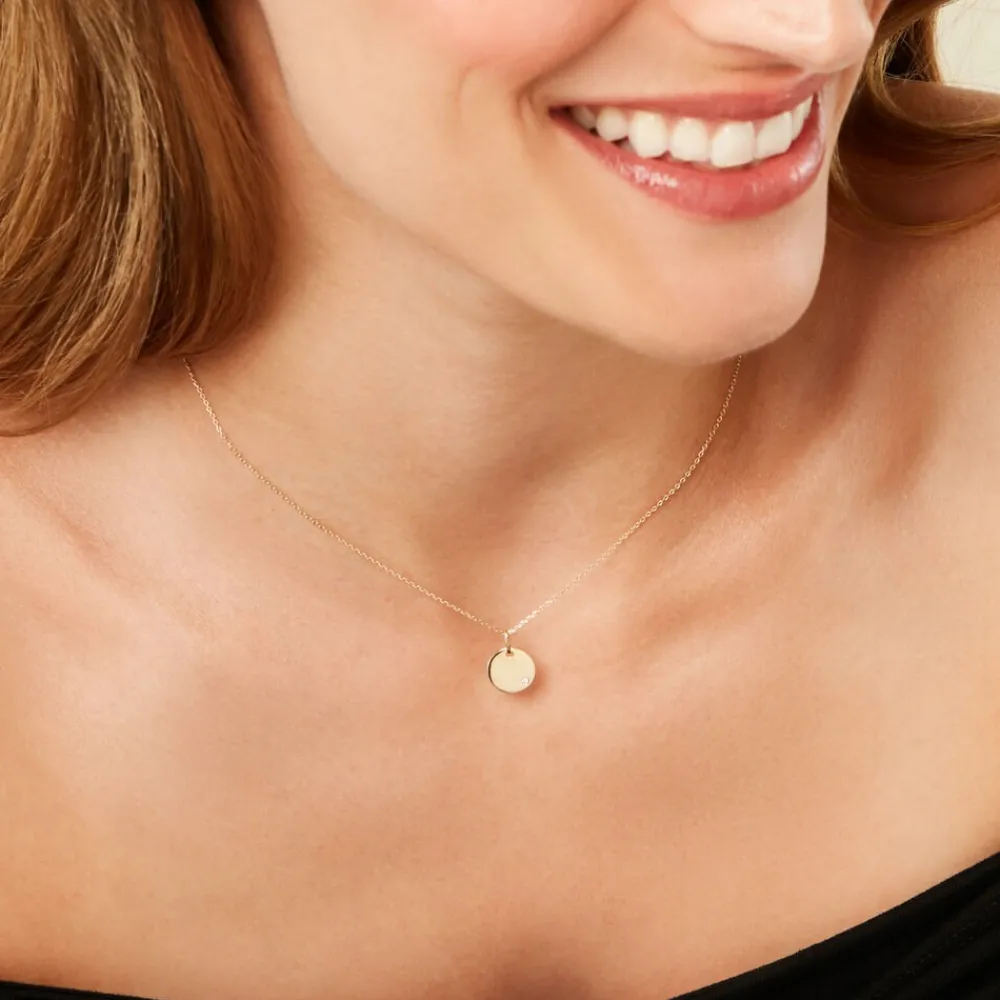 Marc Orian Colliers Diamant|Colliers > Collier Eleone Or Jaune Diamant