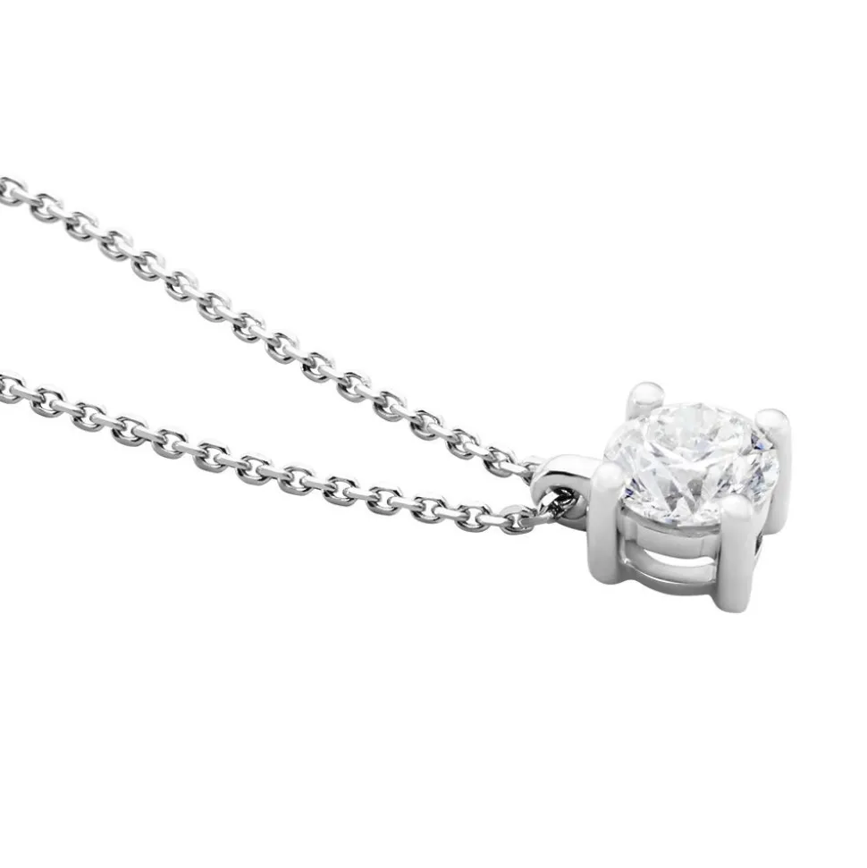 Collier Elfa Or Blanc Diamant