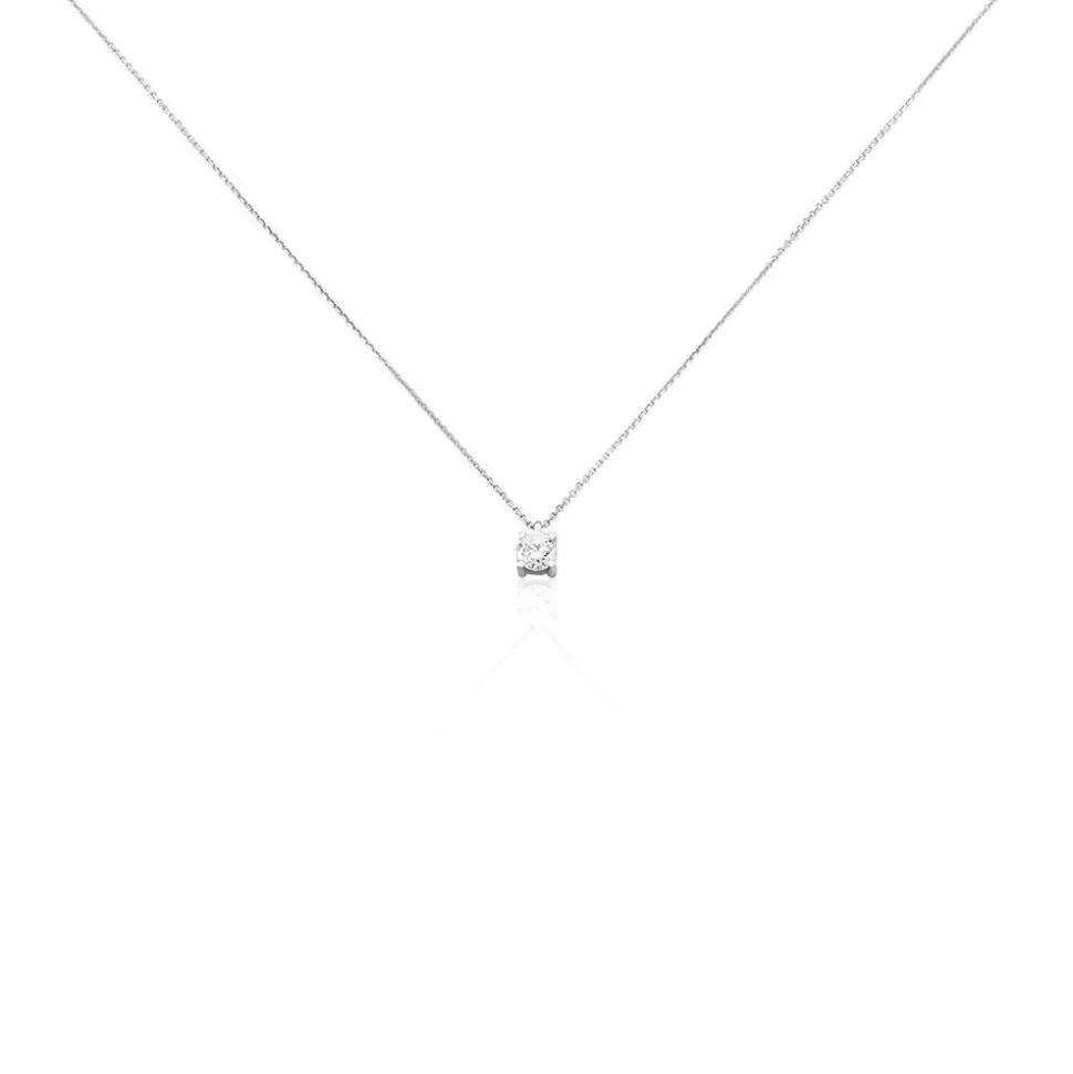 Collier Elfa Or Blanc Diamant