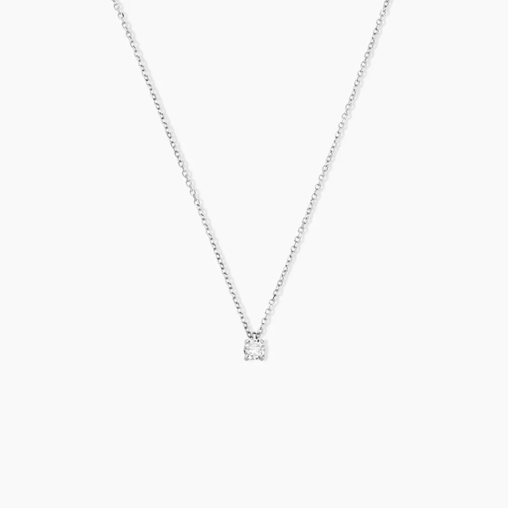 Marc Orian Colliers Diamant|Colliers > Collier Elfa Or Blanc Diamant