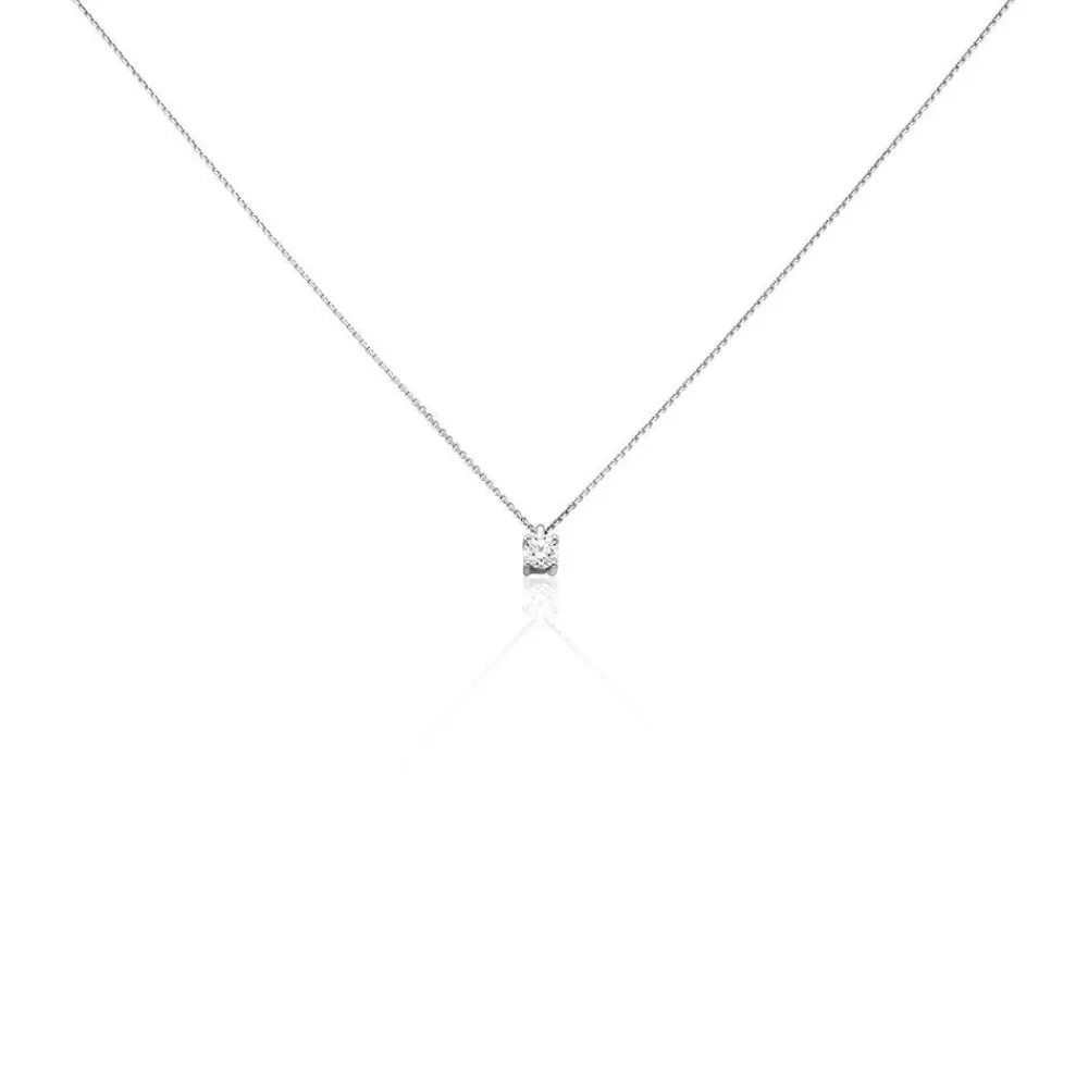 Marc Orian Colliers Diamant|Colliers > Collier Elfa Or Blanc Diamant