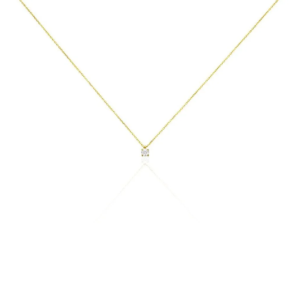 Marc Orian Colliers Diamant|Colliers > Collier Elfa Or Jaune Diamant