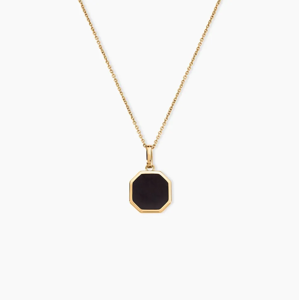 Collier Elioth Plaque Or Jaune