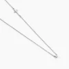 Collier Eloa Argent Blanc Oxyde De Zirconium