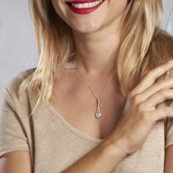 Marc Orian Colliers|Colliers Avec Pierres > Collier Elorah Argent Blanc Oxyde De Zirconium