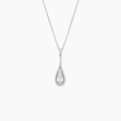 Marc Orian Colliers|Colliers Avec Pierres > Collier Elorah Argent Blanc Oxyde De Zirconium