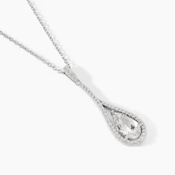 Marc Orian Colliers|Colliers Avec Pierres > Collier Elorah Argent Blanc Oxyde De Zirconium