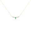 Marc Orian Colliers|Colliers Avec Pierres > Collier Emeald Is The New Black Or Jaune Emeraude Diamant