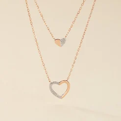 Collier Emilia Or Rose Diamant