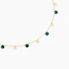 Marc Orian Colliers|Colliers Avec Pierres > Collier Epurea Or Jaune Malachite