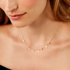 Marc Orian Colliers|Colliers Avec Pierres > Collier Epurea Or Jaune Nacre