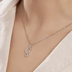 Marc Orian Colliers Fantaisie|Colliers > Collier Estina Argent Blanc