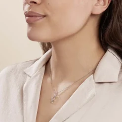 Marc Orian Colliers Fantaisie|Colliers > Collier Estina Argent Blanc