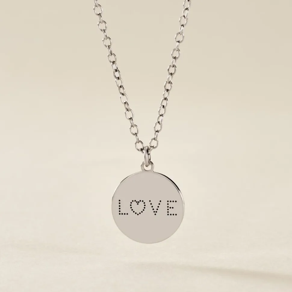 Collier Eternelle Argent Blanc