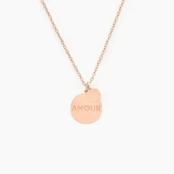 Collier Eternelle Argent Rose