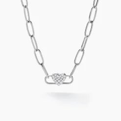 Marc Orian Colliers Fantaisie|Colliers > Collier Eternity Argent Blanc Oxyde De Zirconium