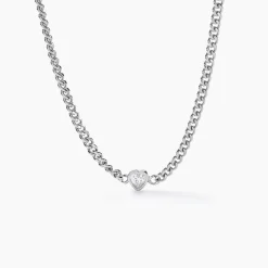 Marc Orian Colliers Fantaisie|Colliers > Collier Eternity Argent Blanc Oxyde De Zirconium