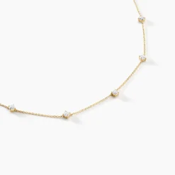 Marc Orian Colliers|Colliers Avec Pierres > Collier Ethere Or Jaune Oxyde De Zirconium