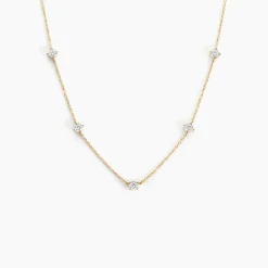 Marc Orian Colliers|Colliers Avec Pierres > Collier Ethere Or Jaune Oxyde De Zirconium