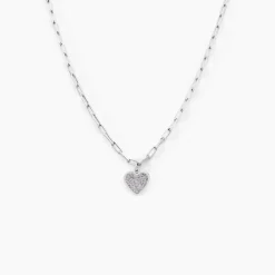 Marc Orian Colliers Fantaisie|Colliers > Collier Etincelante Argent Blanc