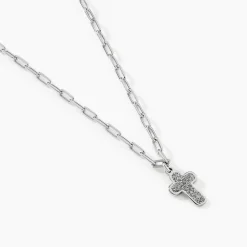 Marc Orian Colliers Fantaisie|Colliers > Collier Etincelante Argent Blanc