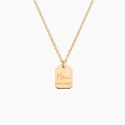 Collier Eurydice Plaqué Or Jaune