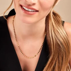 Marc Orian Colliers Fantaisie|Colliers > Collier Eva Acier Jaune