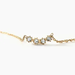 Marc Orian Colliers Fantaisie|Colliers > Collier Eva Acier Jaune Cristal
