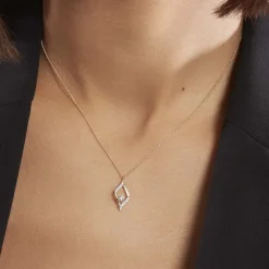 Marc Orian Colliers|Colliers Avec Pierres > Collier Eye Or Jaune Oxyde De Zirconium